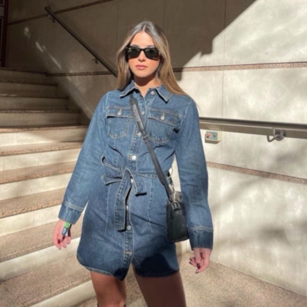Zara Blue Denim Shirt